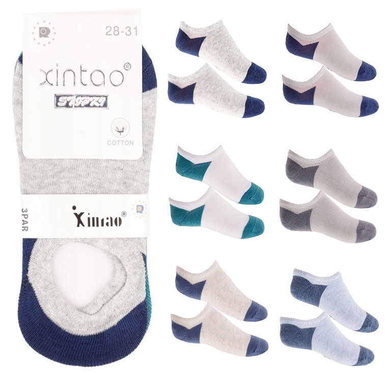 

6xPAR Skarpetki Dzieczęce Stopki Bawełniane Kolor