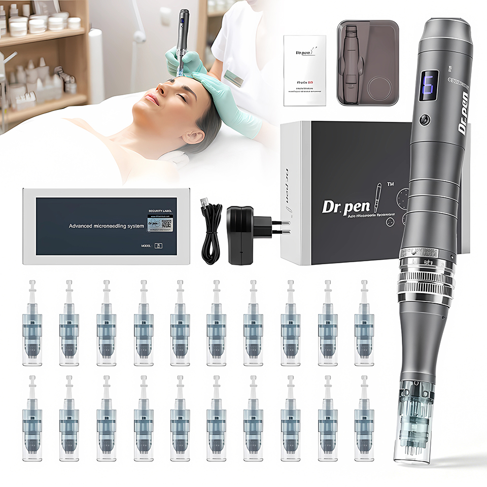 Derma Pen Dr Pen M8-W Bezdrátová mezoterapie 20 kazet Příručka Pl