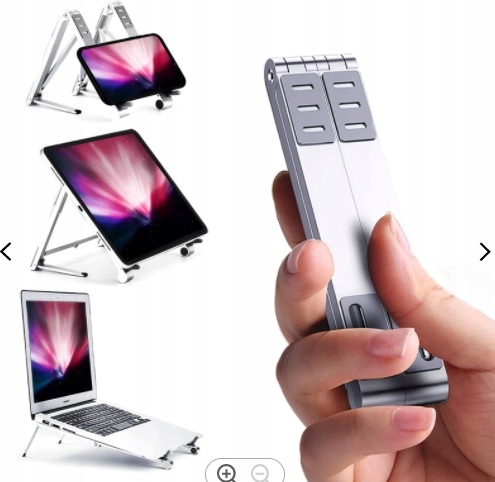 ALUMINIOWA PODSTAWKA PODKŁADKA POD TELEFON LAPTOP