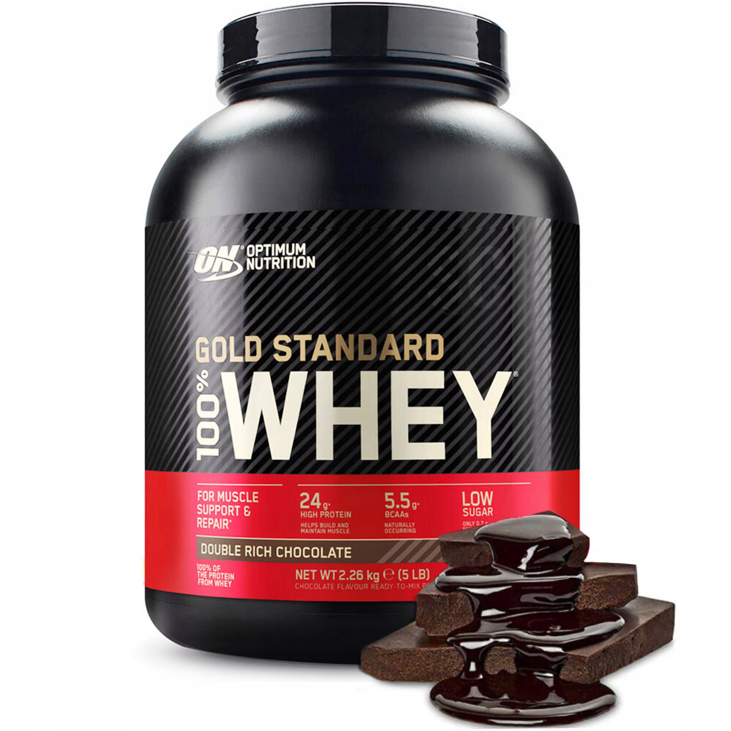 Optimum Whey Gold Standard Bílkoviny 2270 g Dvojitá čokoláda