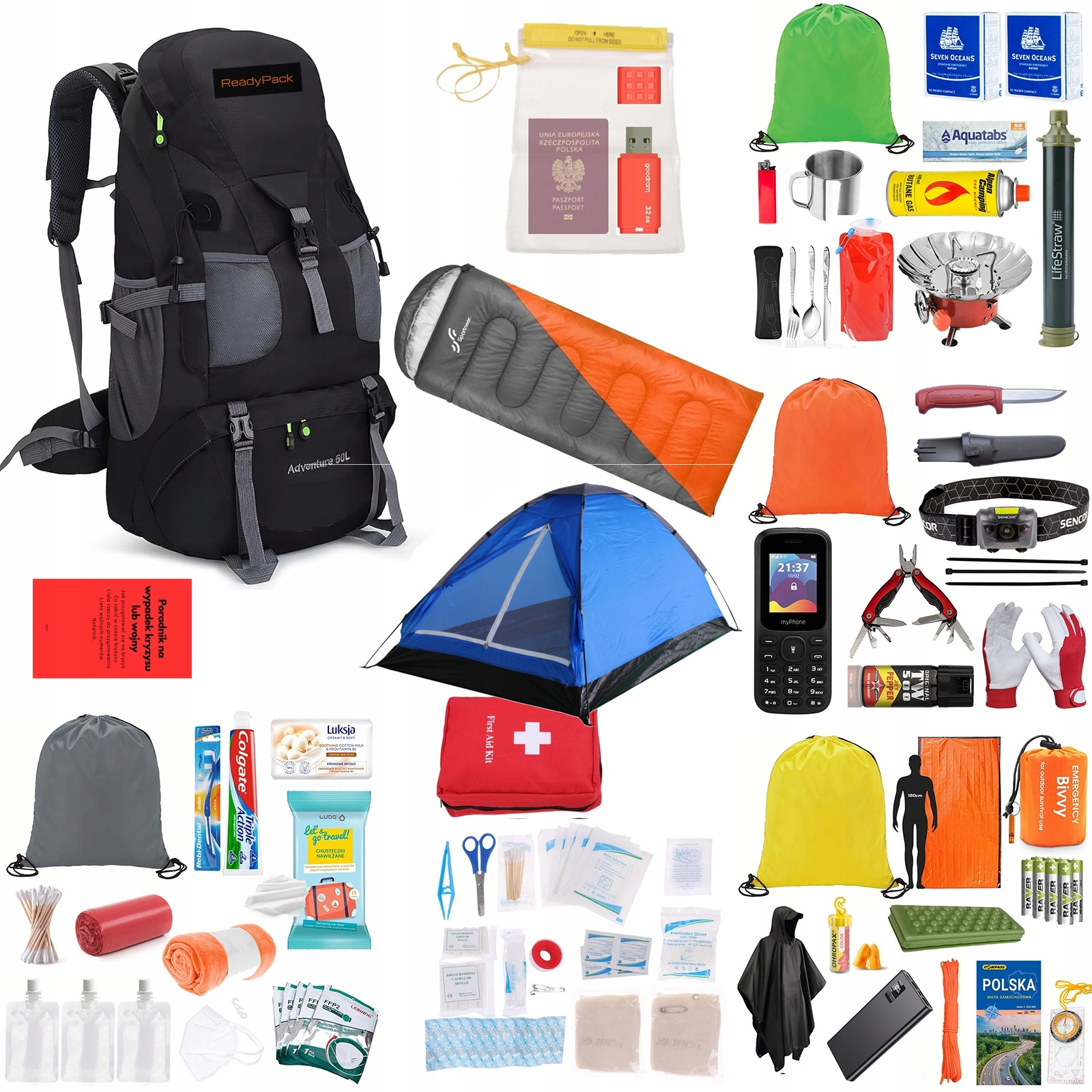 Batoh s vybavením ReadyPack X2 Sada Vše, co potřebujete