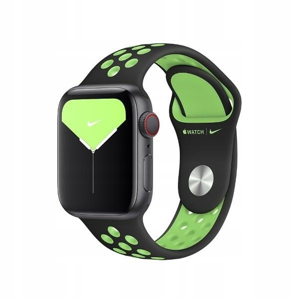 Pásik Apple Watch MXQW2FE/A 38/40/41mm Nike Sport Brand čierno-limetkový/bl