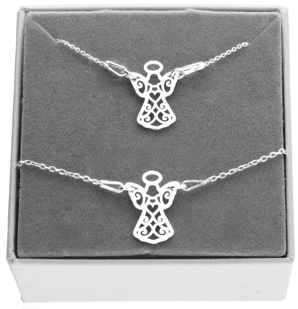 Stříbrný komplet Anděl Stříbro Svaté Přijímání Gravírování