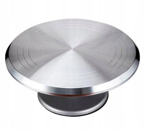 PROFESJONALNA PATERA OBROTOWA DO CIASTA TORTU 25CM