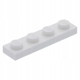 

Lego Płytka 1 x 4 Biała White 3710 Nowa
