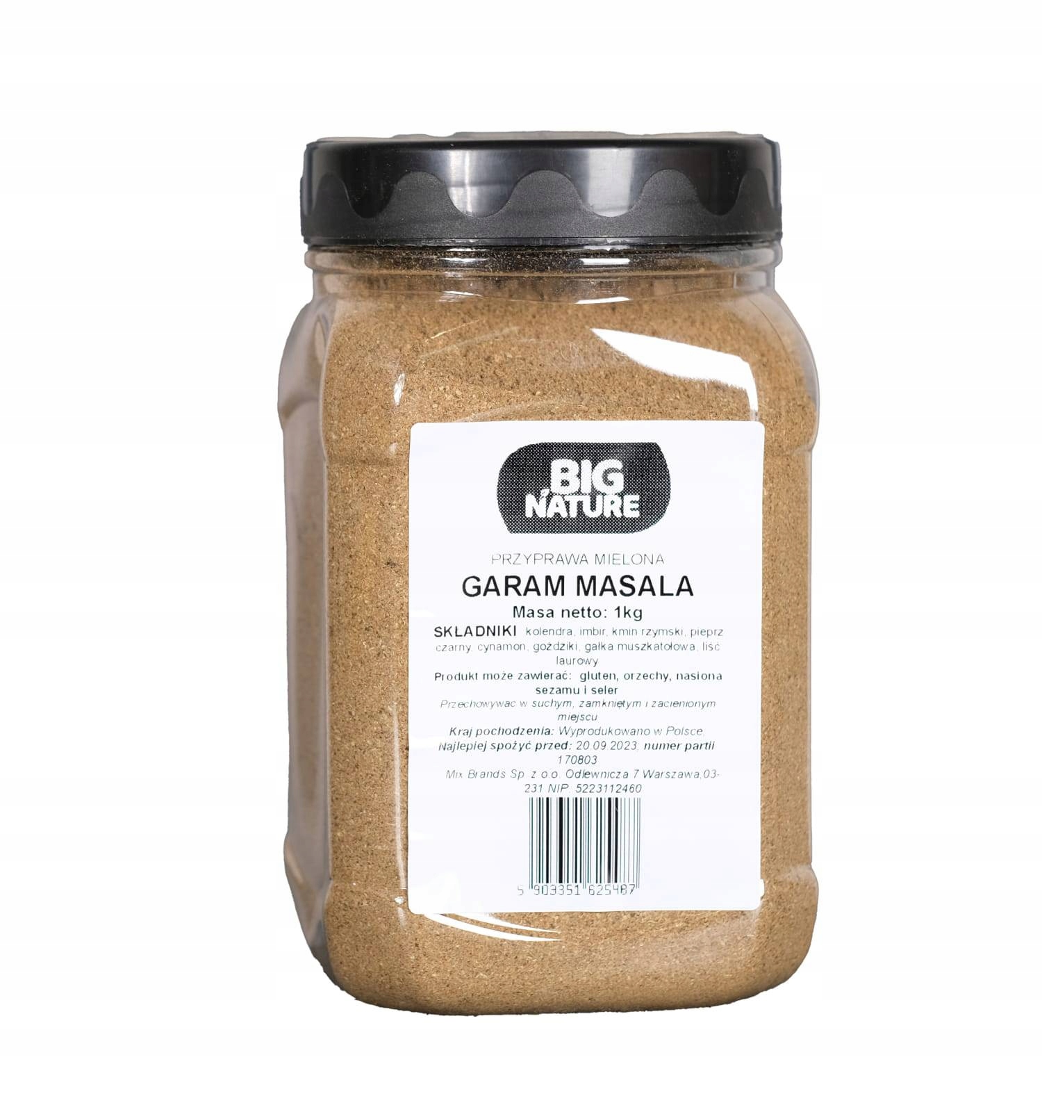 Levně Koření Garam Masala Miel. bez soli a chemu 1KG Mixbrands
