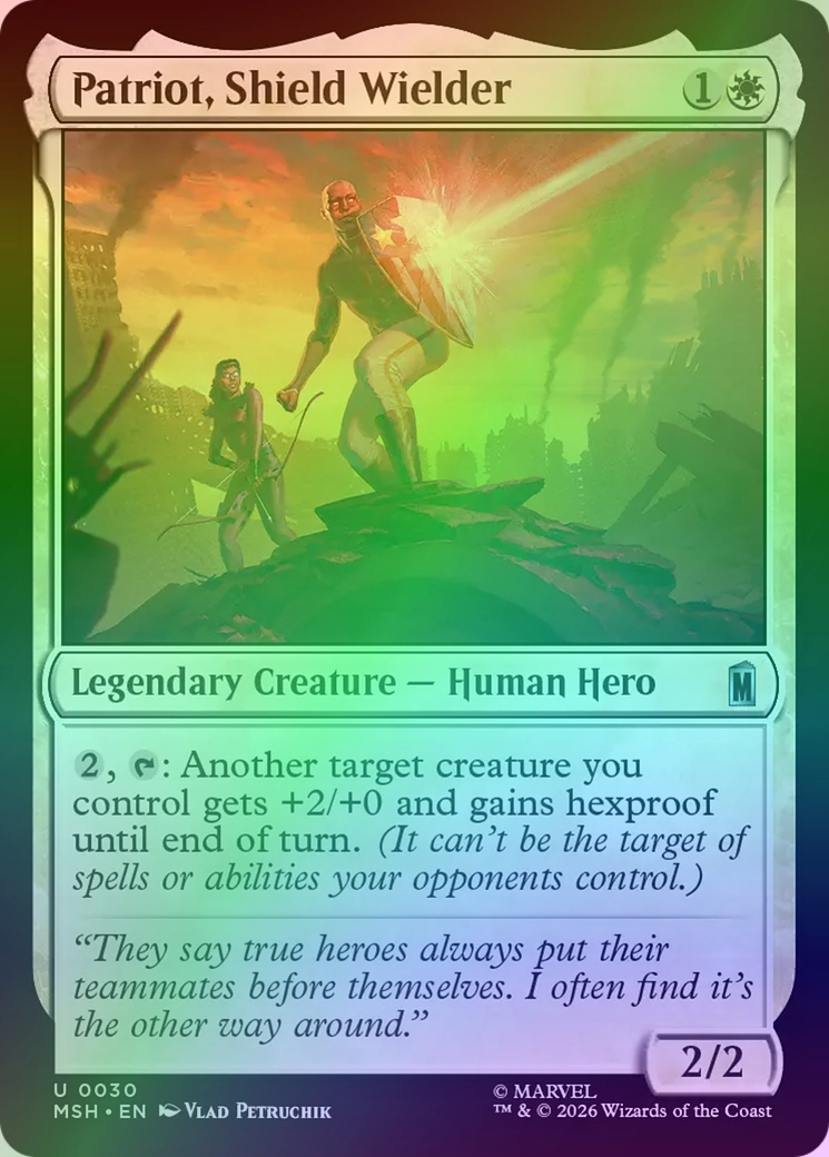 [mtg] Patriot, Shield Wielder (msh) *foil*