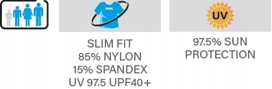 Koszulka UV rashguard SEAC RAA EVO damska M Model RAA SHORT EVO LADY