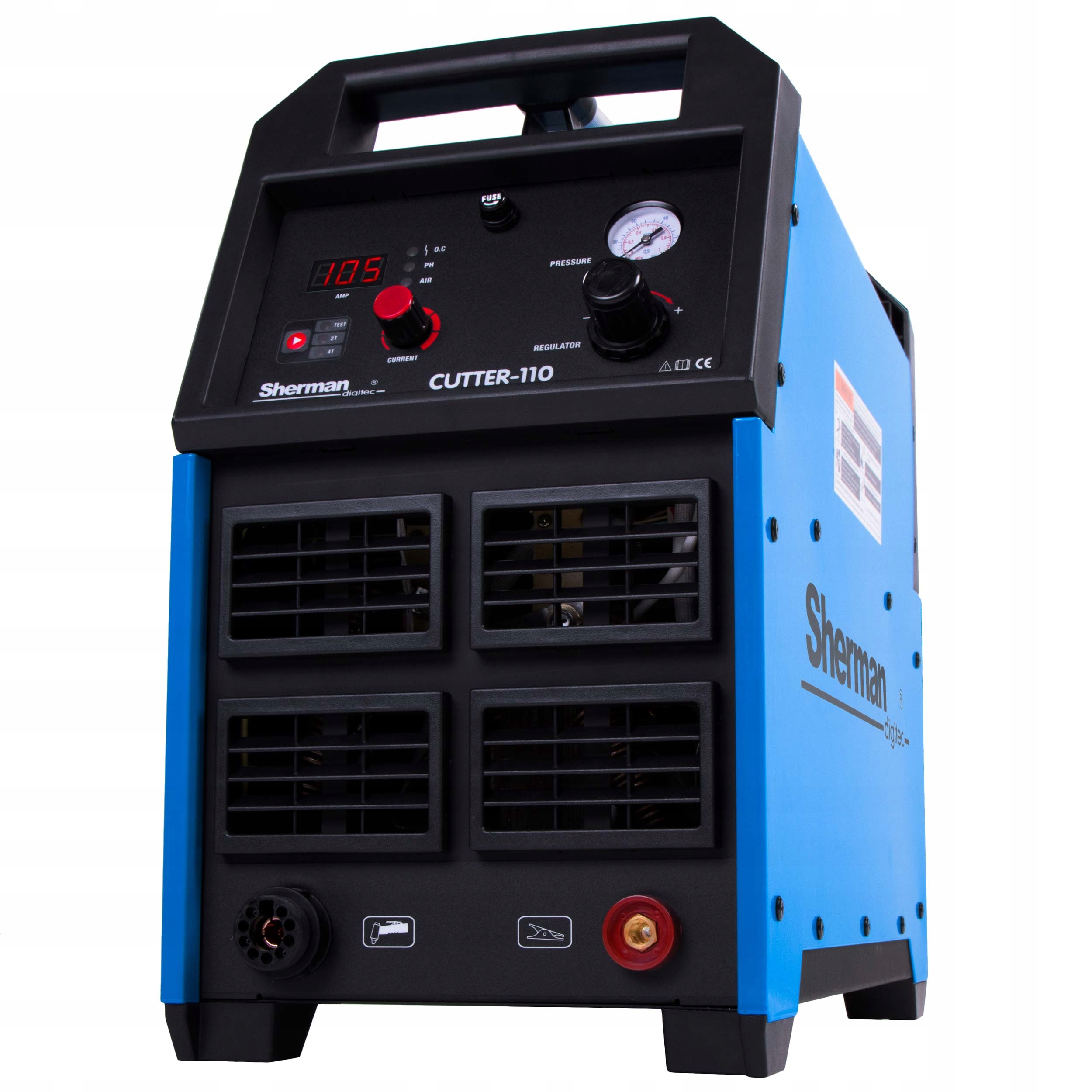 PRZECINARKA PLAZMOWA PLAZMA SHERMAN CUTTER 110 400V ALU IGBT 105A 40MM 6M Rodzaj przecinarka plazmowa