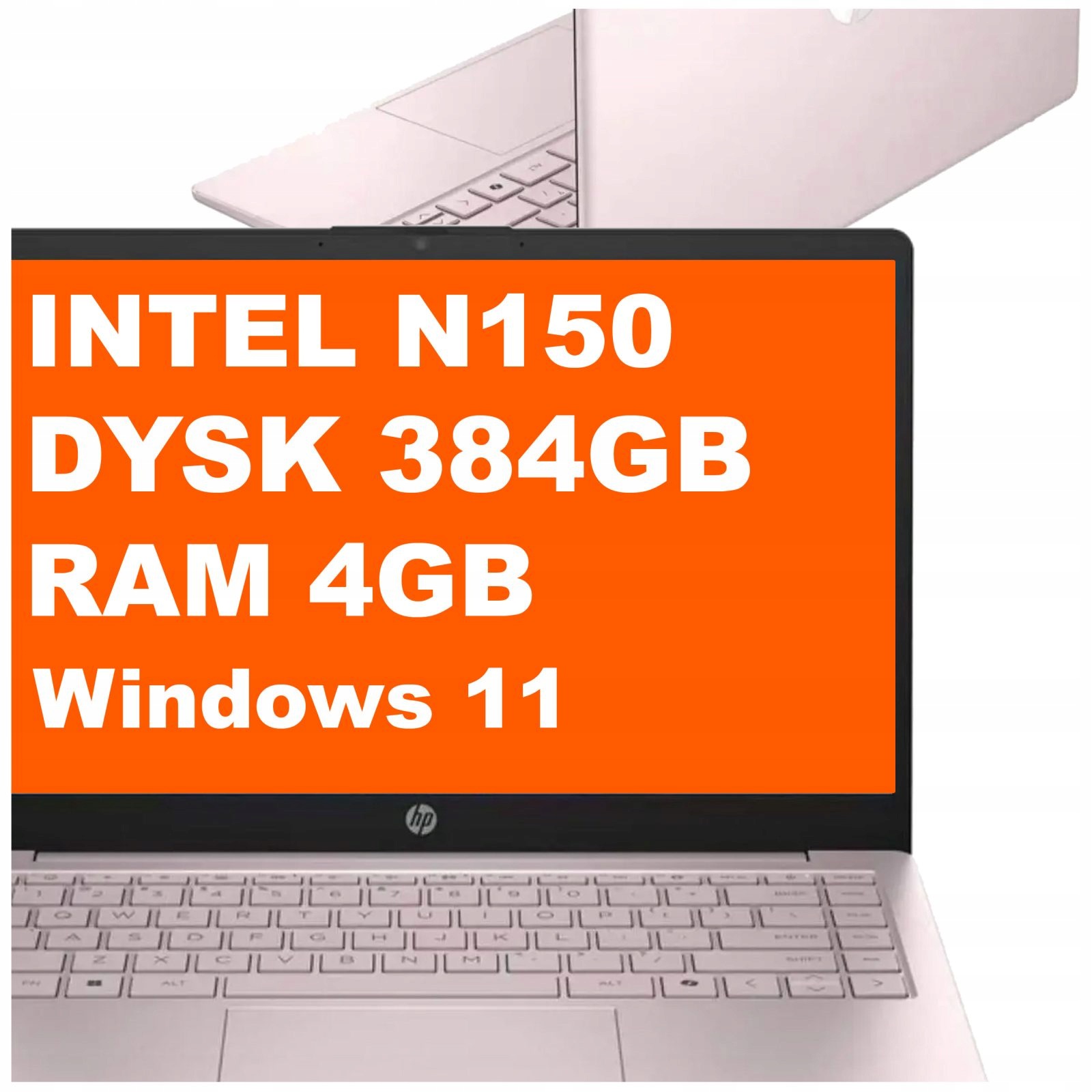 Laptop Hp 14-ep Intel N150 4GB 384GB Intel Uhd Graphics Hd Win 11 Różowy