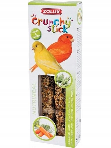 Levně 9 X Zolux Crunchy Stick kanarek chrastice kanárská/march