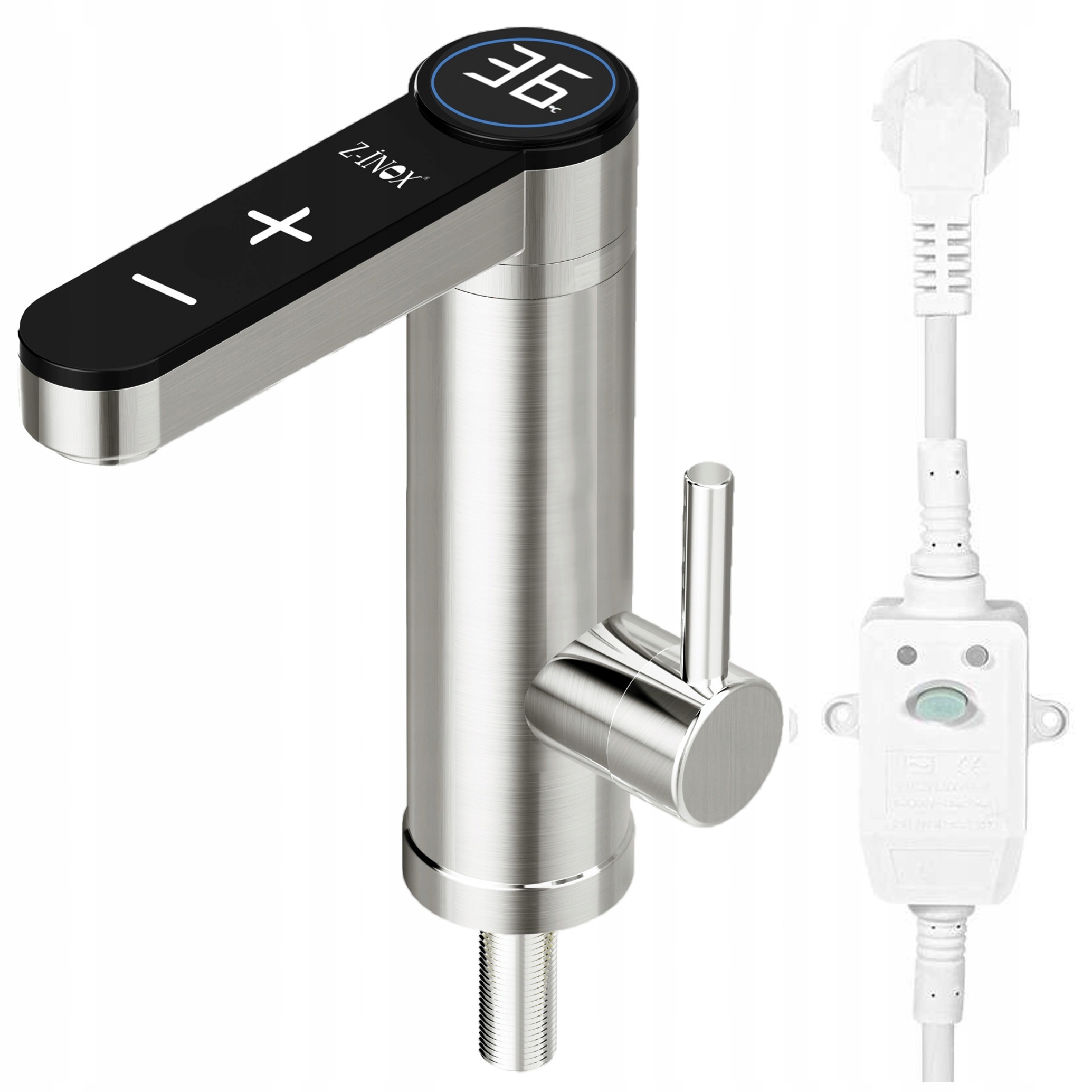 Elektrický Ohřívač Vody Baterie LCD Regulace Teploty IPX4 3600W