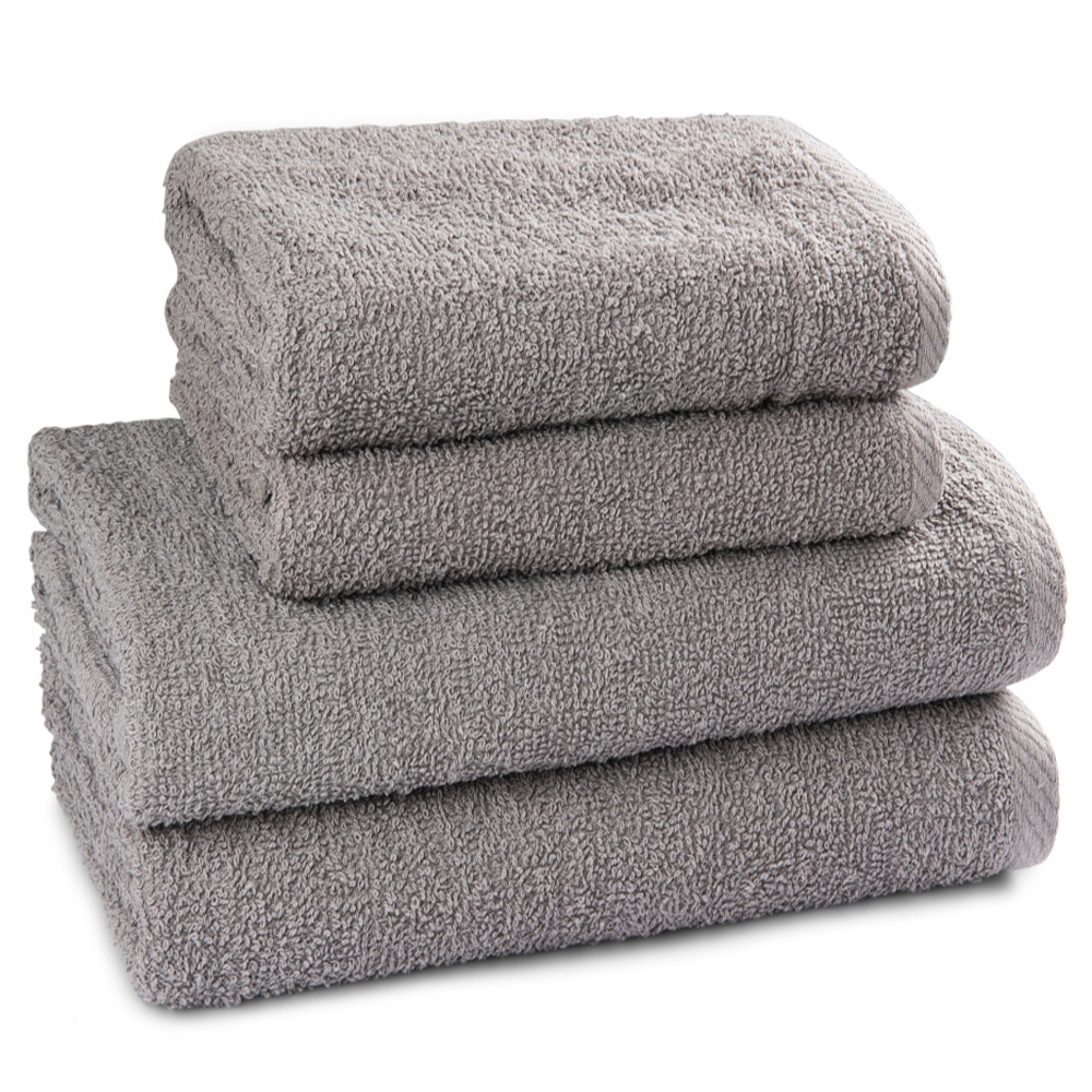 KOMPLET RĘCZNIKÓW 2x 70x140 + 2x 50x100 RĘCZNIKI,