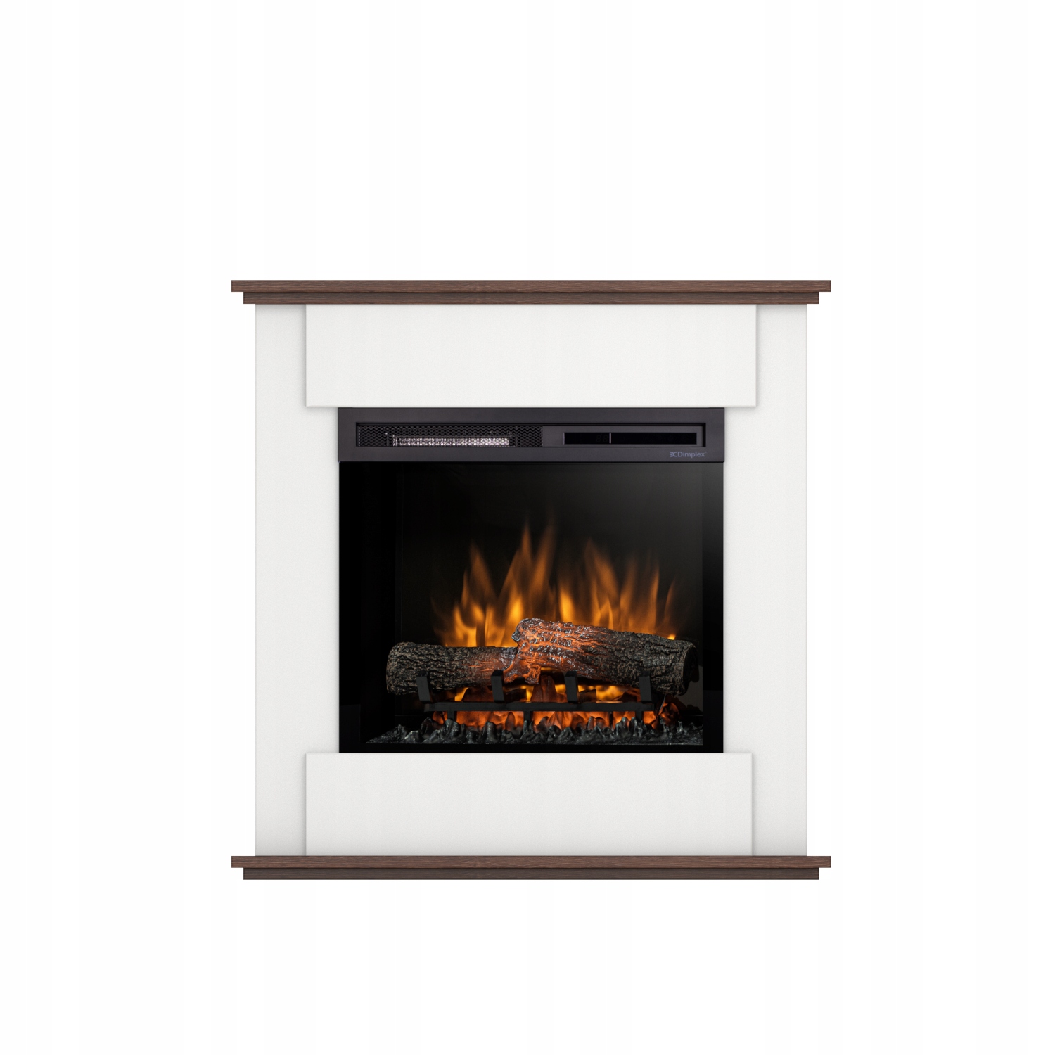 KOMINEK ELEKTRYCZNY FONTE 23" XHD BIAŁY/C.DĄB