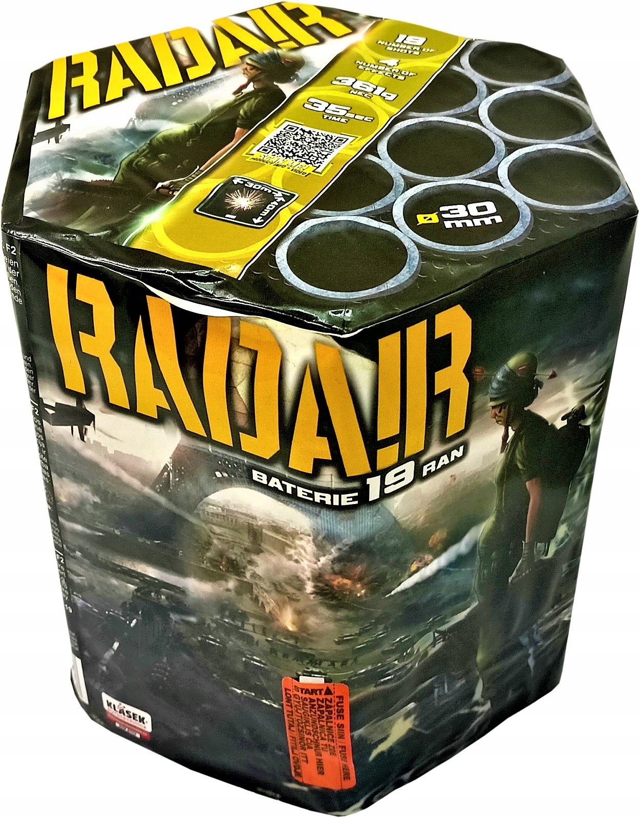 

Duża Wyrzutnia Fajerwerków Radar Kaliber 30mm