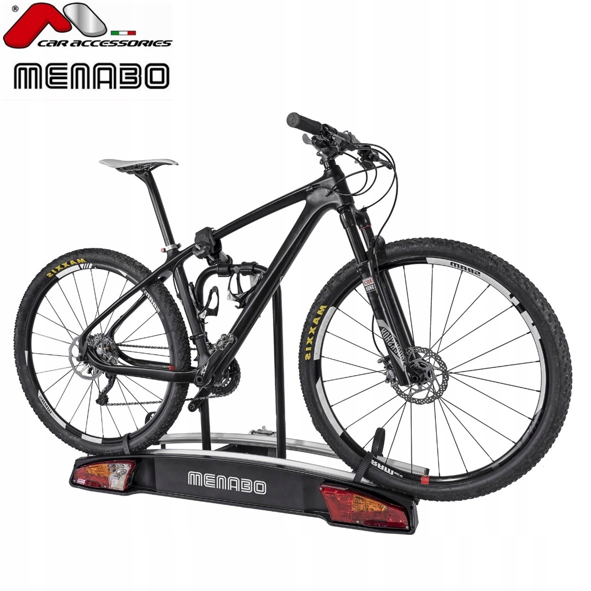 MERAK 2 BAGAZNIK PLATFORMA NA HAK 2 ROWERY 13 LOCK Product Width 121 cm