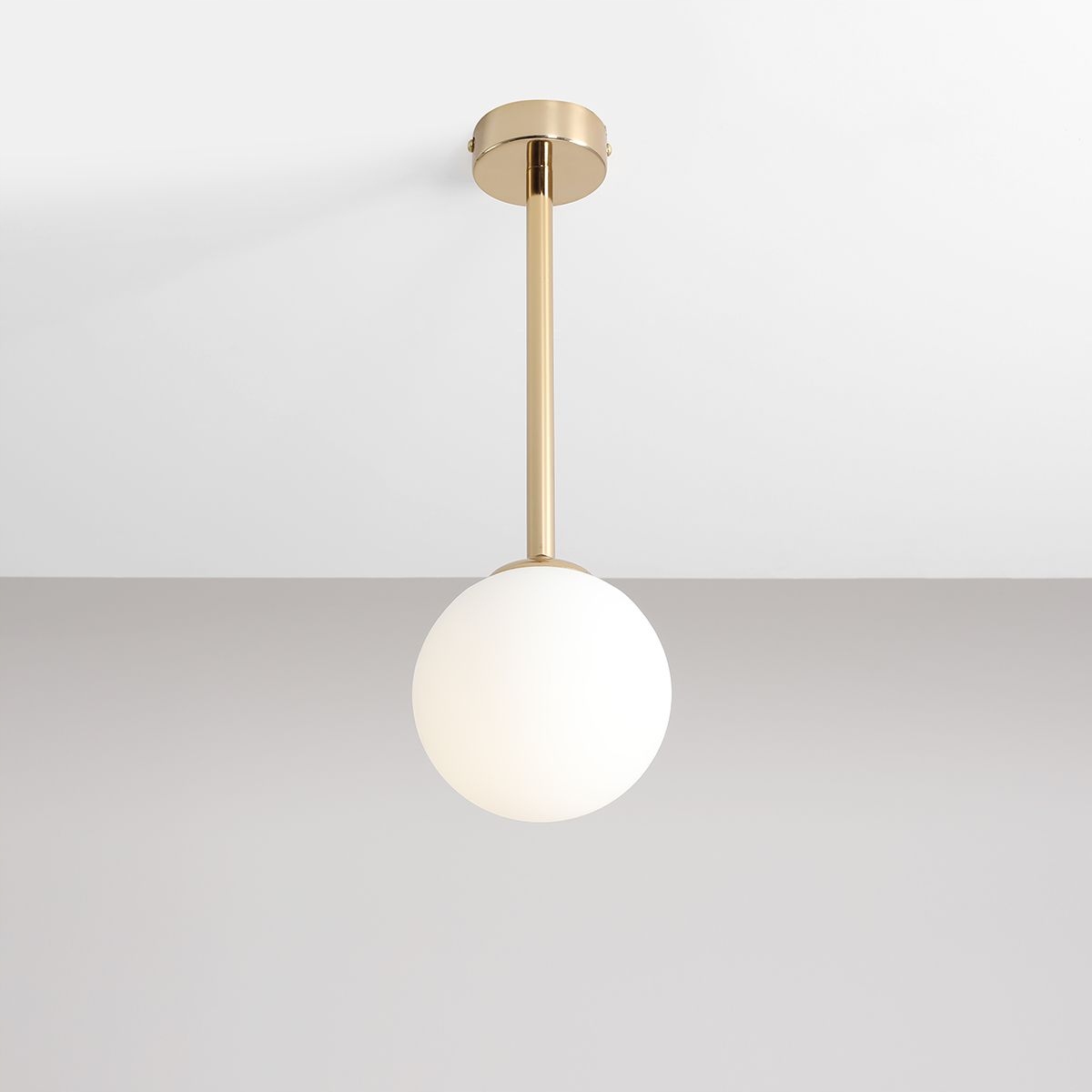 Stropné Svietidlo Stropná Lampa Aldex Pinne S E14 Metal Zlatý Okrúhly