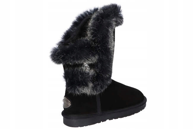 B029 ŚNIEGOWCE EMU BUTY ZIMOWE SKÓRZANE FUTRO B 37 Kolekcja WINTER SHOES
