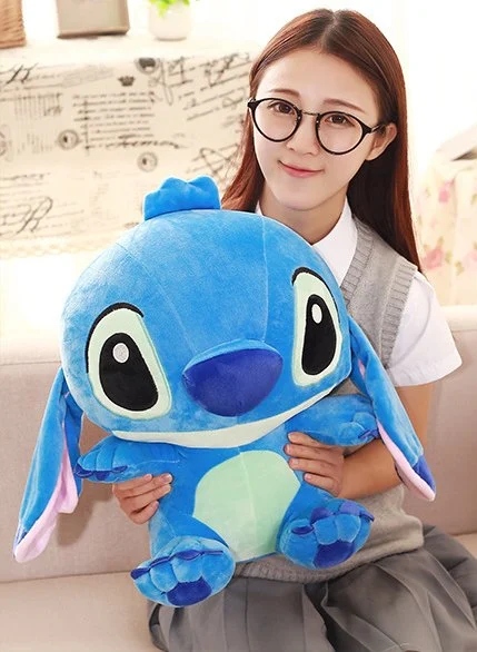 LILO I STICH DUŻA MASKOTKA PLUSZOWA PLUSZAK XXL PRZYTULANKA MIŚ NIEBIESKI Marka inna