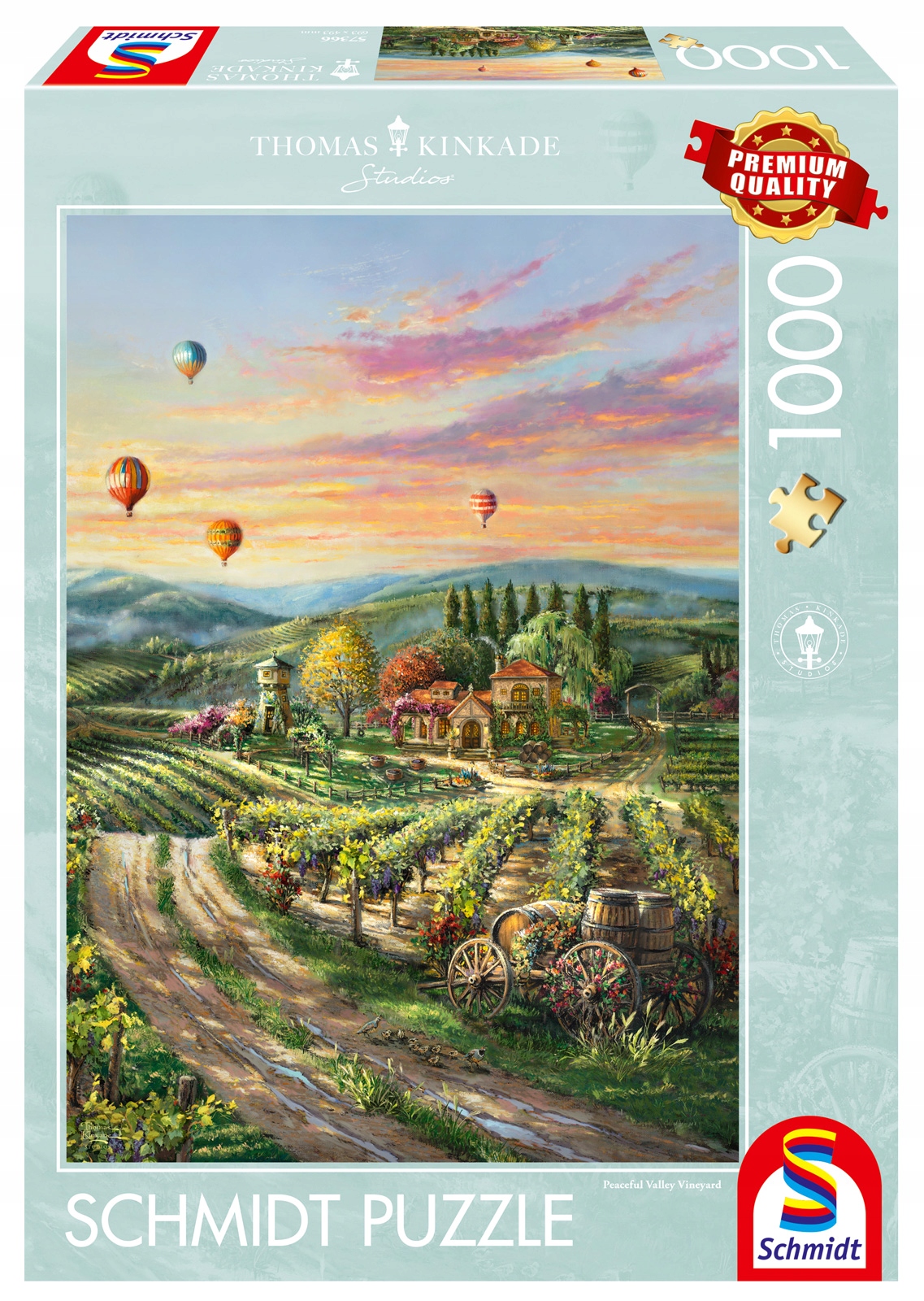 

Schmidt Pq Puzzle 1000 Kinkade Winnica w dolinie