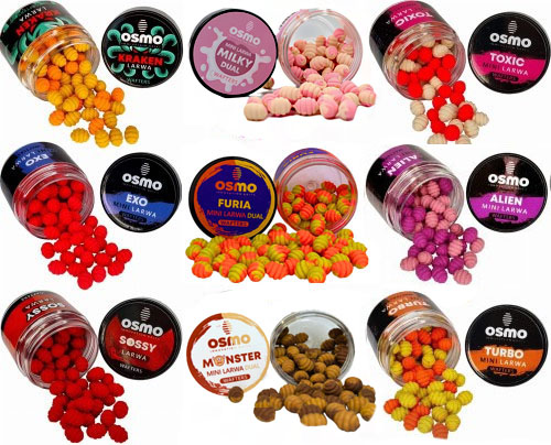 Przynęta Osmo Mini Larwa Wafters 9 szt 10x7mm 50ml Wrocław