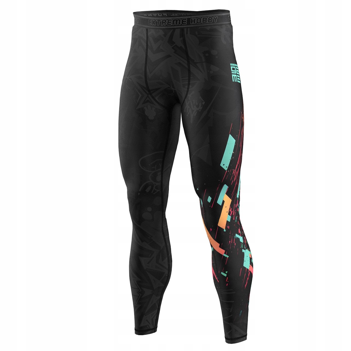 Legginsy Legginsy Sportowe Męskie do Mma Cyber Animals Extreme Hobby M
