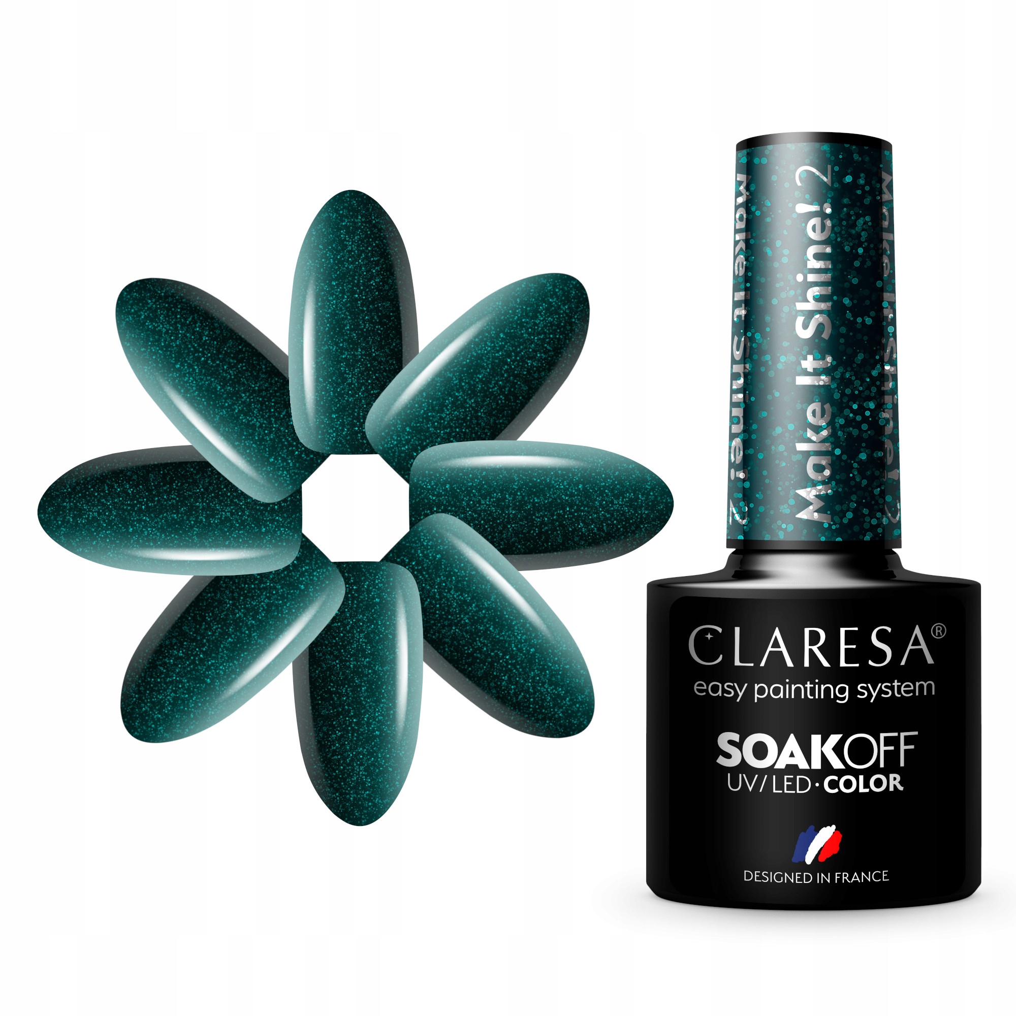 

Claresa Brokat Lakier Hybrydowy 5g Make It Shine 2