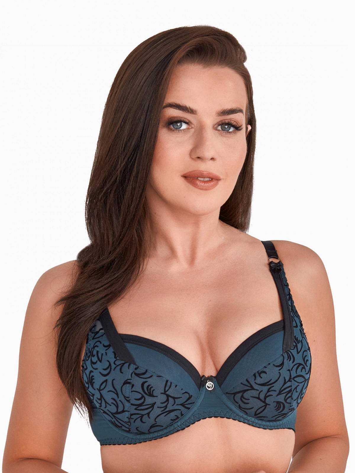 Podprsenka Push Up Cloe 1214 tyrkysová 70D