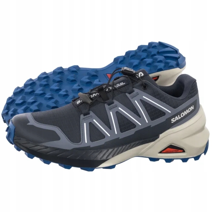 Pánské trekové boty Salomon Speedcross Peak Blue 491709 Šedé
