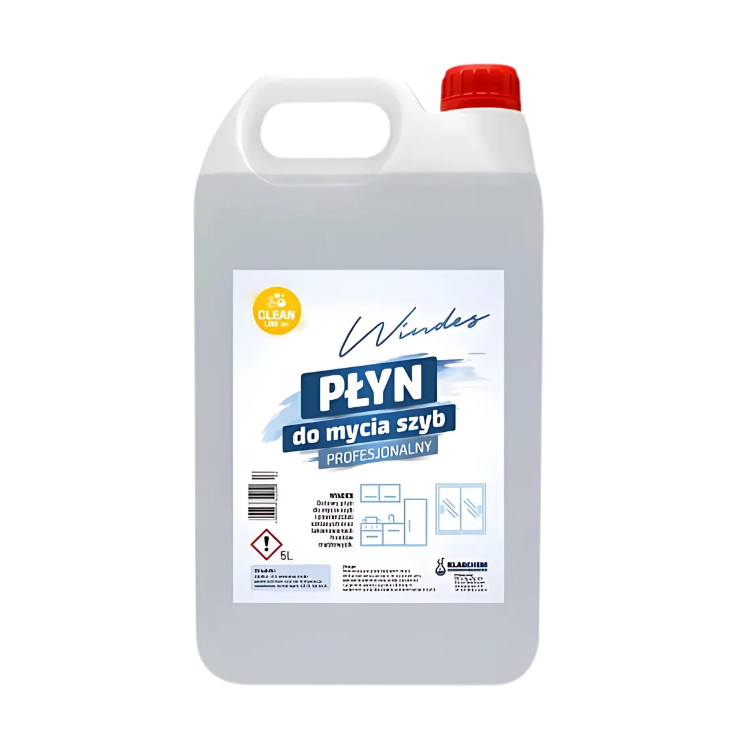 Klarchem Windes Čistič skel a zrcadel 5L