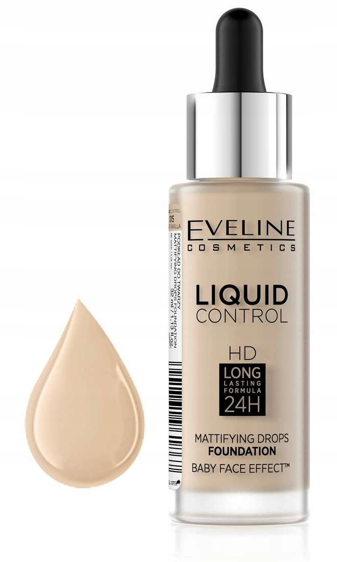 

Eveline Liquid Control Hd Podkład Płynie 15 Vanila