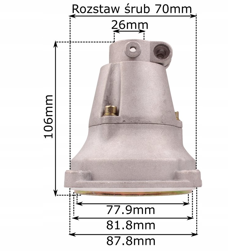 Kosz sprzęgła konektor bęben kosy 26 mm kwadrat Typ inny