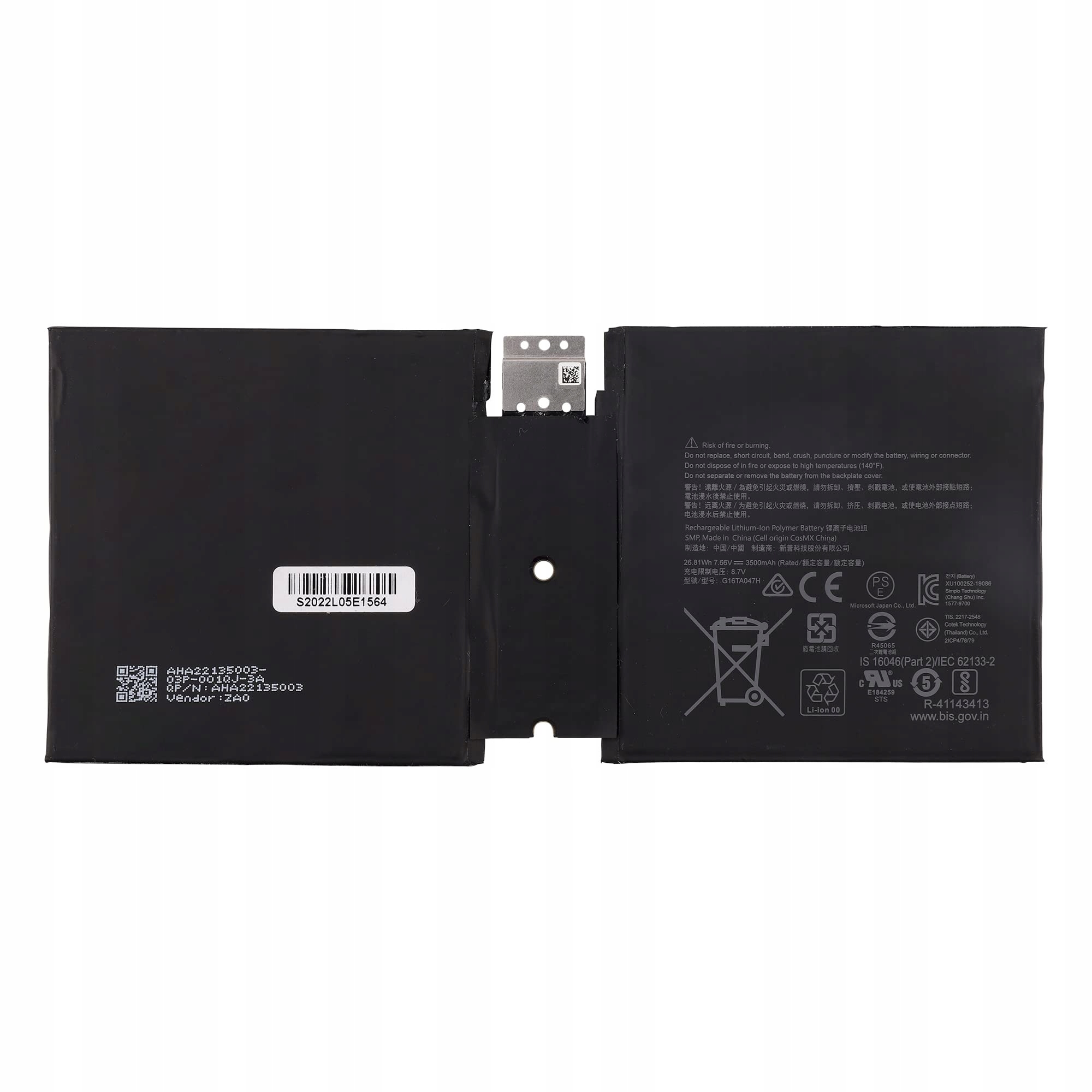 Nová baterie pro notebook G16QA043H pro tablet Micr