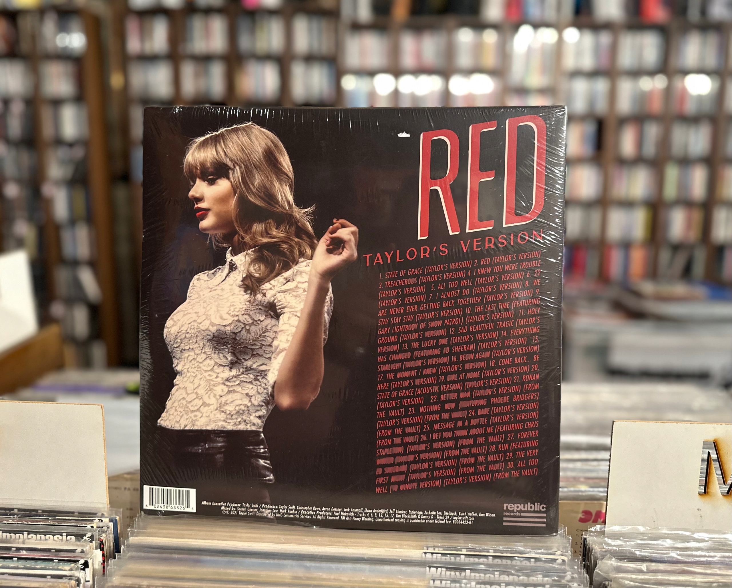 Taylor Swift – Red (Taylor's Version), 4-LP, 2021, Red Vinyl
