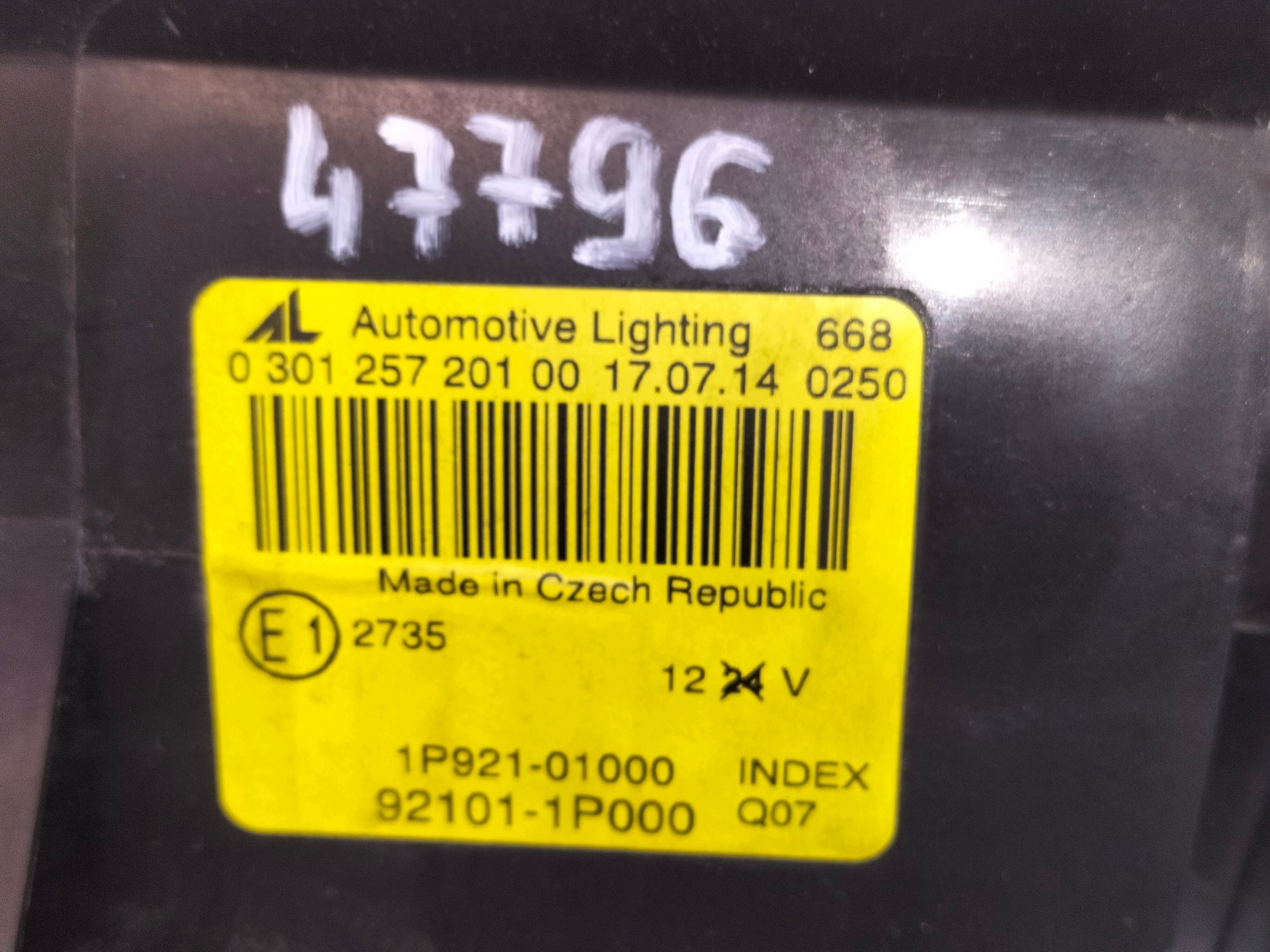 light front reflektor left KIA VENGA 10