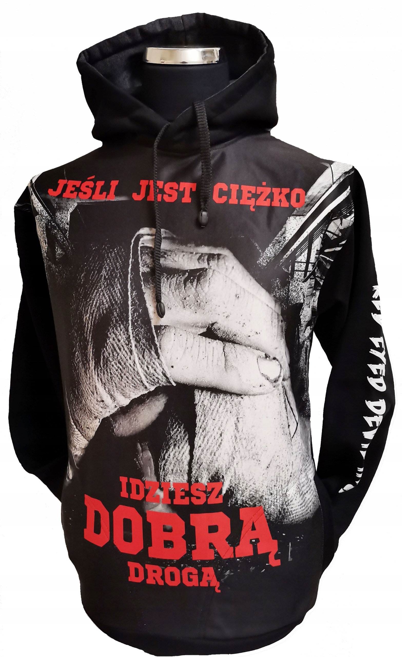 

Bluza z kapturem nadruk 3D prosto od prod M