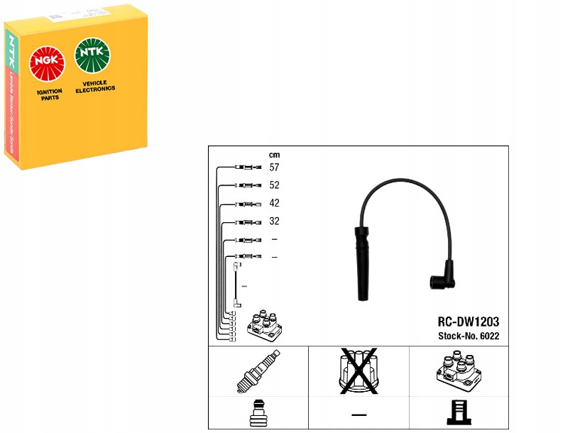 Zapalovací Kabely Chevrolet Lacetti 1.4 16V1.6 05