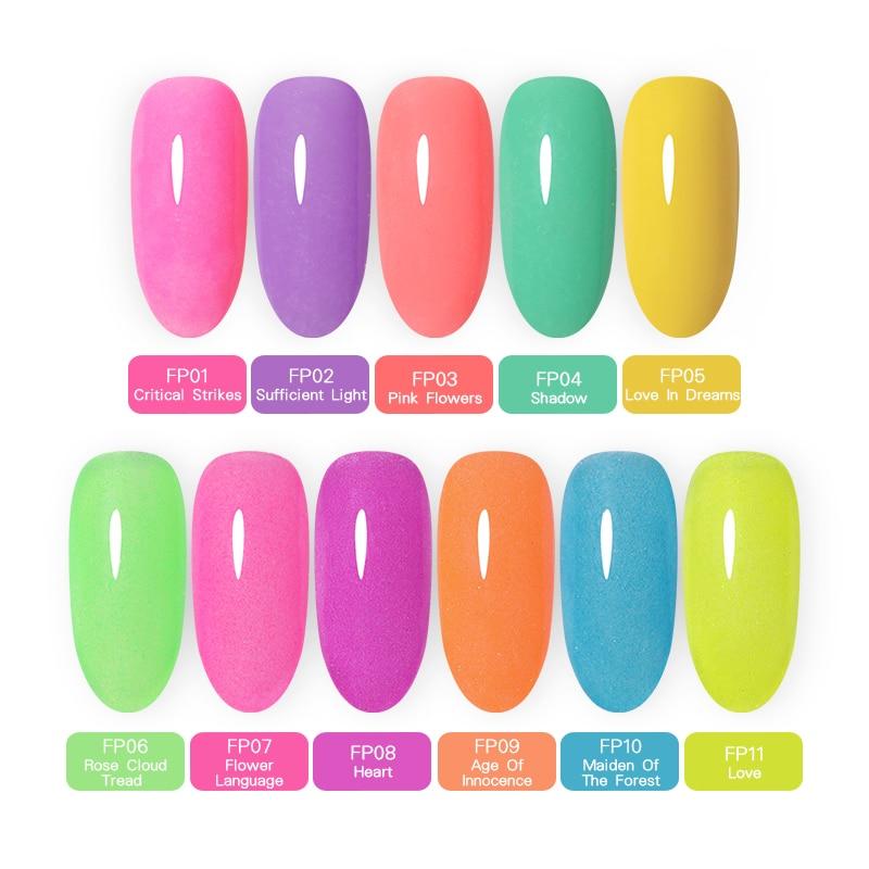 BORN PRETTY - manicure tytanowy PROSZEK FLUO FP08 Kod producenta FP08