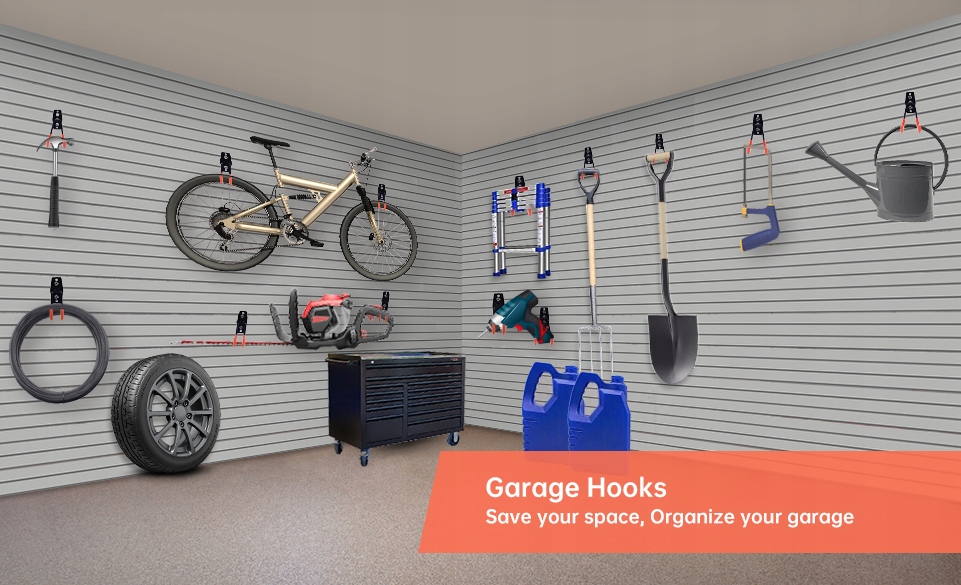 HAKI WIESZAKI DO GARAŻU ZESTAW 12szt UCHWYT ROWER Kod producenta VTTD067