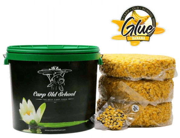 Kukurydza zanętowa Carp Old School Wiadro Banan 14kg