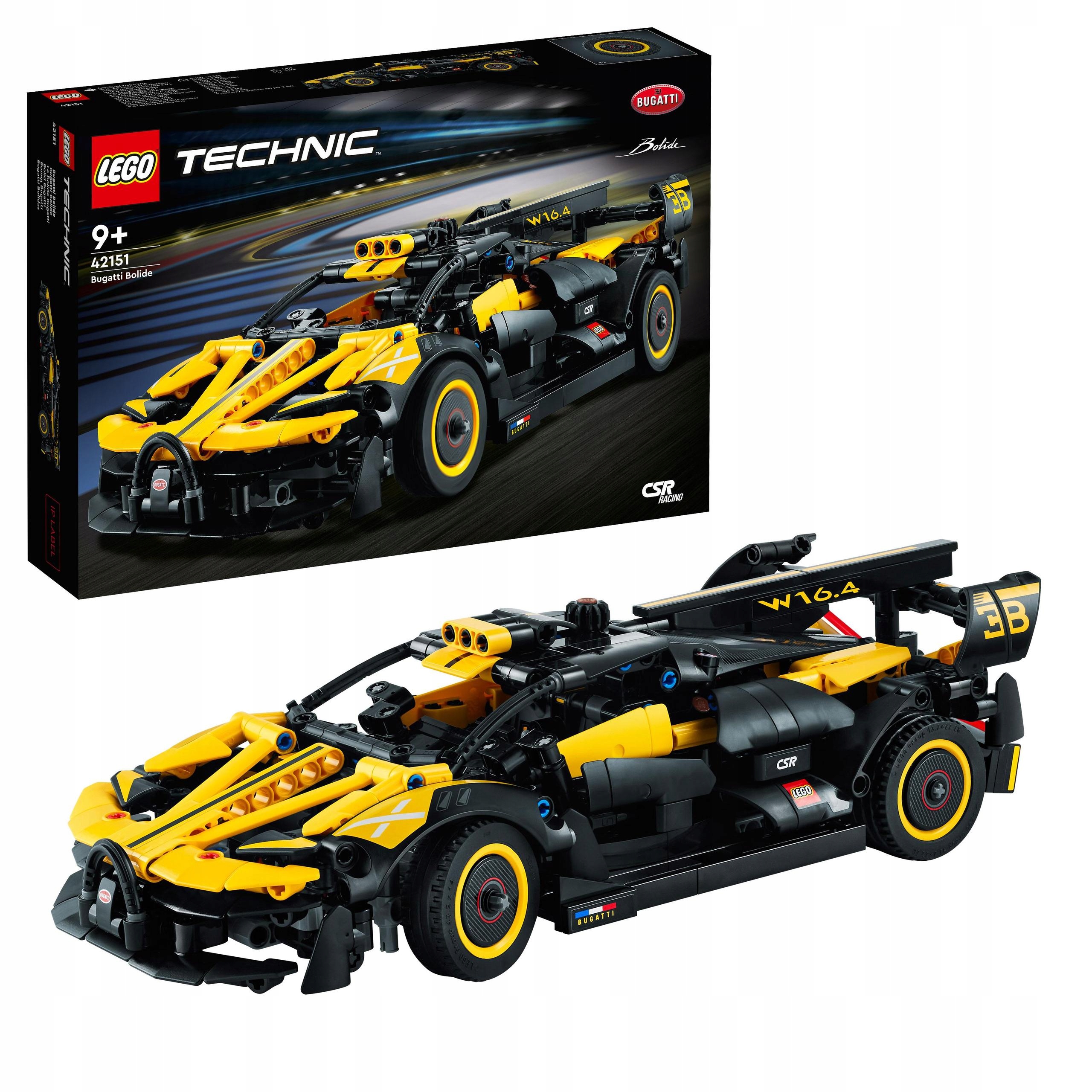 Zestaw Lego Technic Bugatti Bolide Auto Samochód Klocki 9+ Dziecko