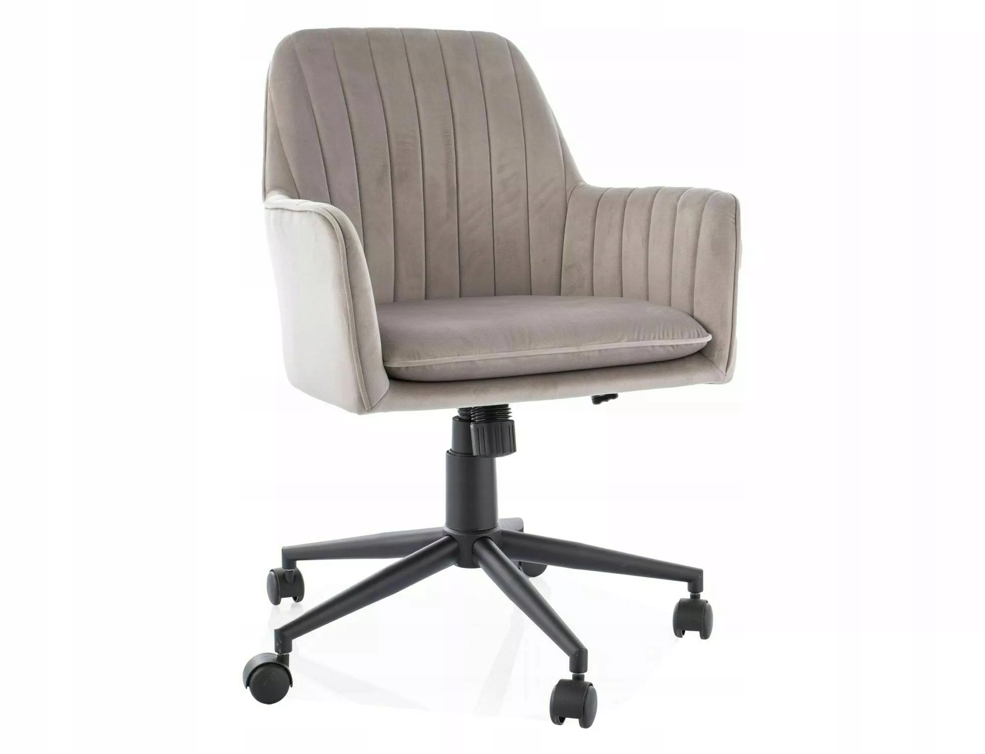 Otočné kreslo kancelárska stolička Q-886 Velvet tmavo béžová, stolička Sig