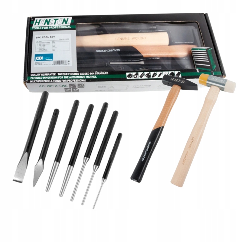 ZESTAW NARZEDZI BLACHARSKICH 9 el HONITON