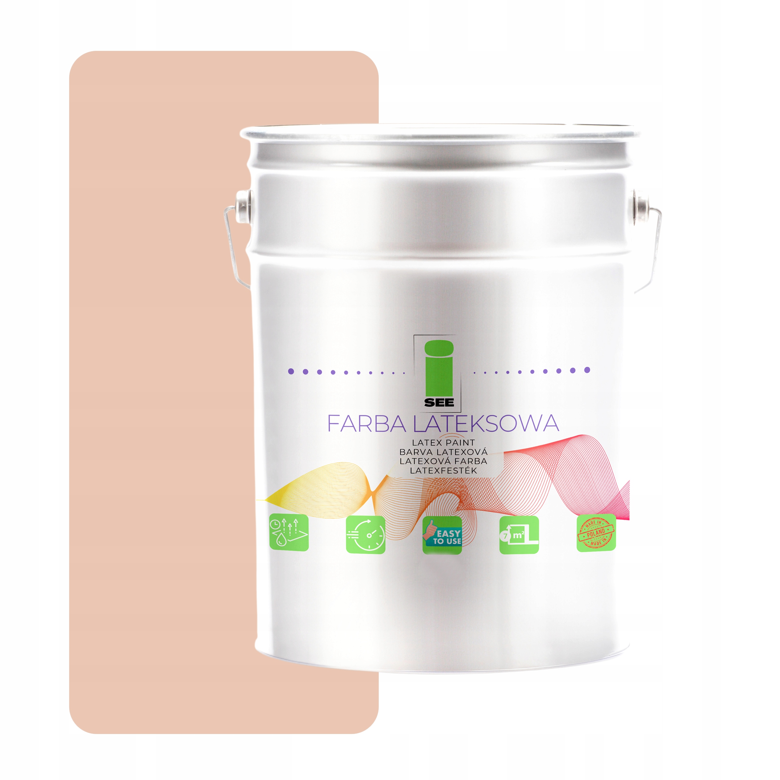 Farba Na Steny Latexová 10 L I See Hypoalergénna Béžová Priedušná