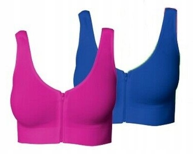 BIUSTONOSZE BEZSZWOWE ROZPINANE DWIE SZTUKI SMARTTEX R.XL