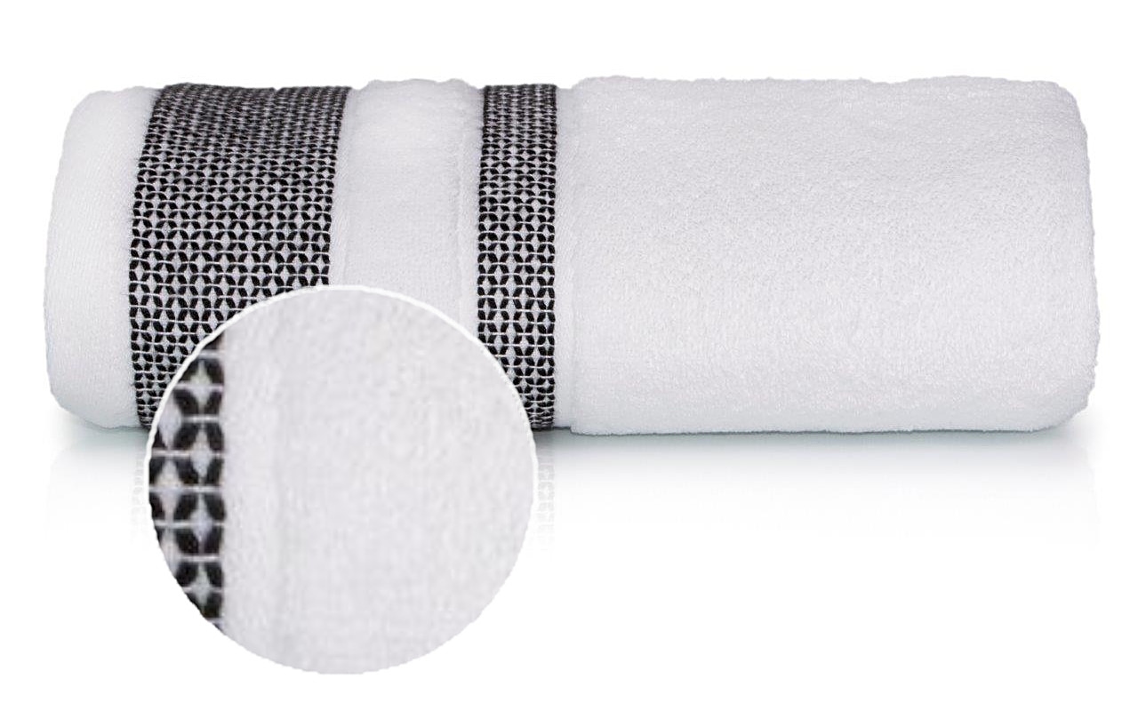 DUŻY RĘCZNIK DETEXPOL 70X140 bawełna gruby biały