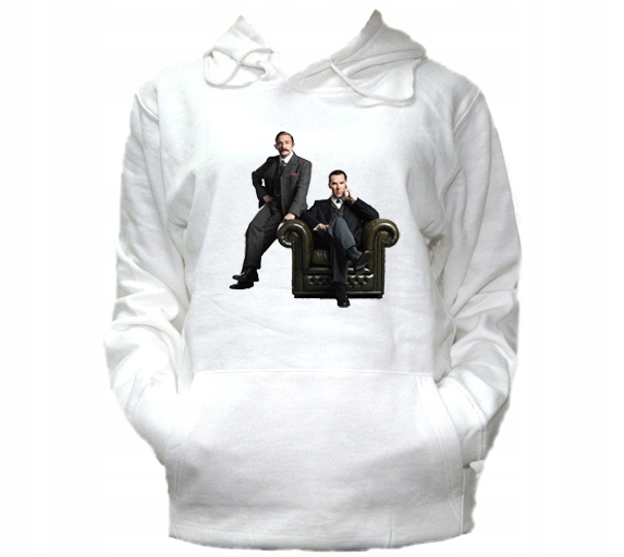

XL Bluza Kaptur Męska Sherlock Holmes Detektyw