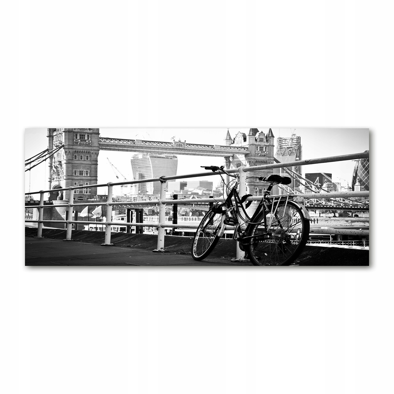 

Foto obraz szkło akryl Rower w Londynie 125x50 cm
