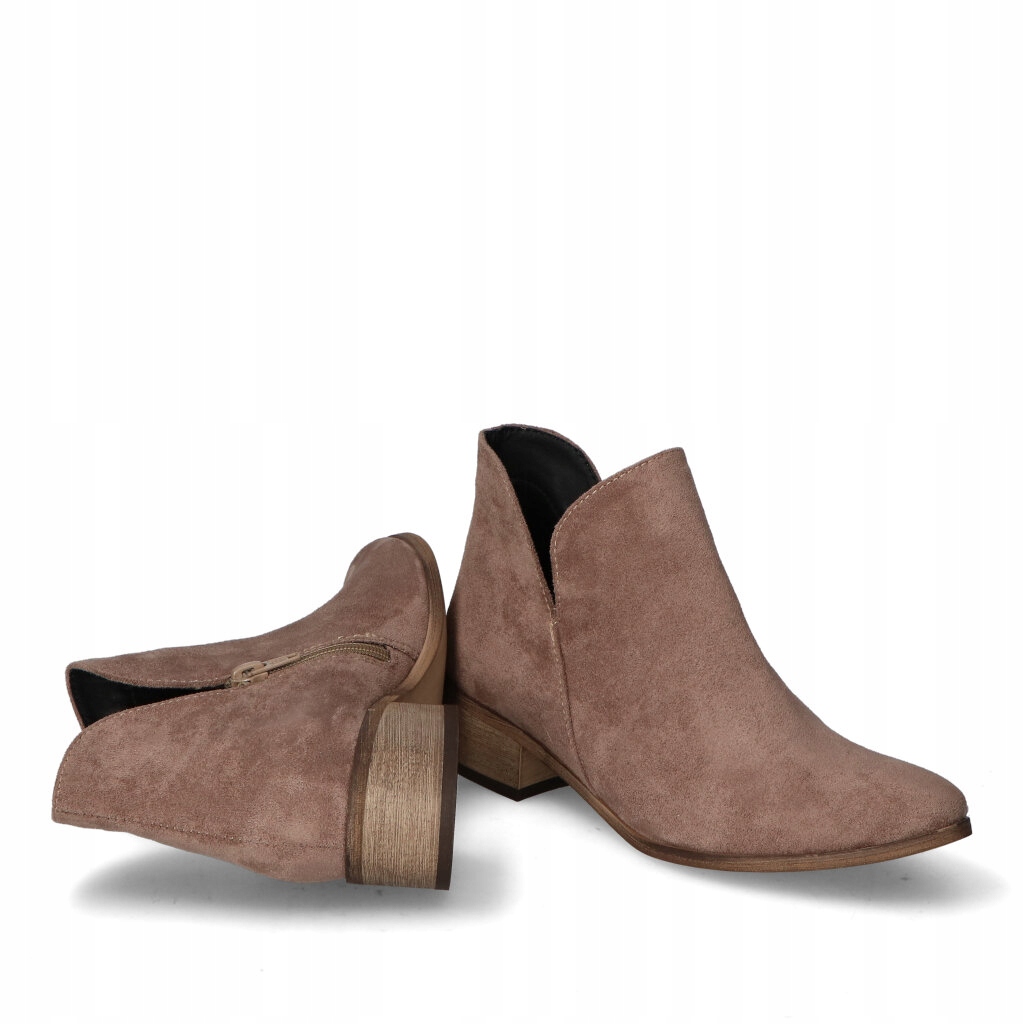 Botki Kamex-but 323 Beż zamsz 41 Model 323