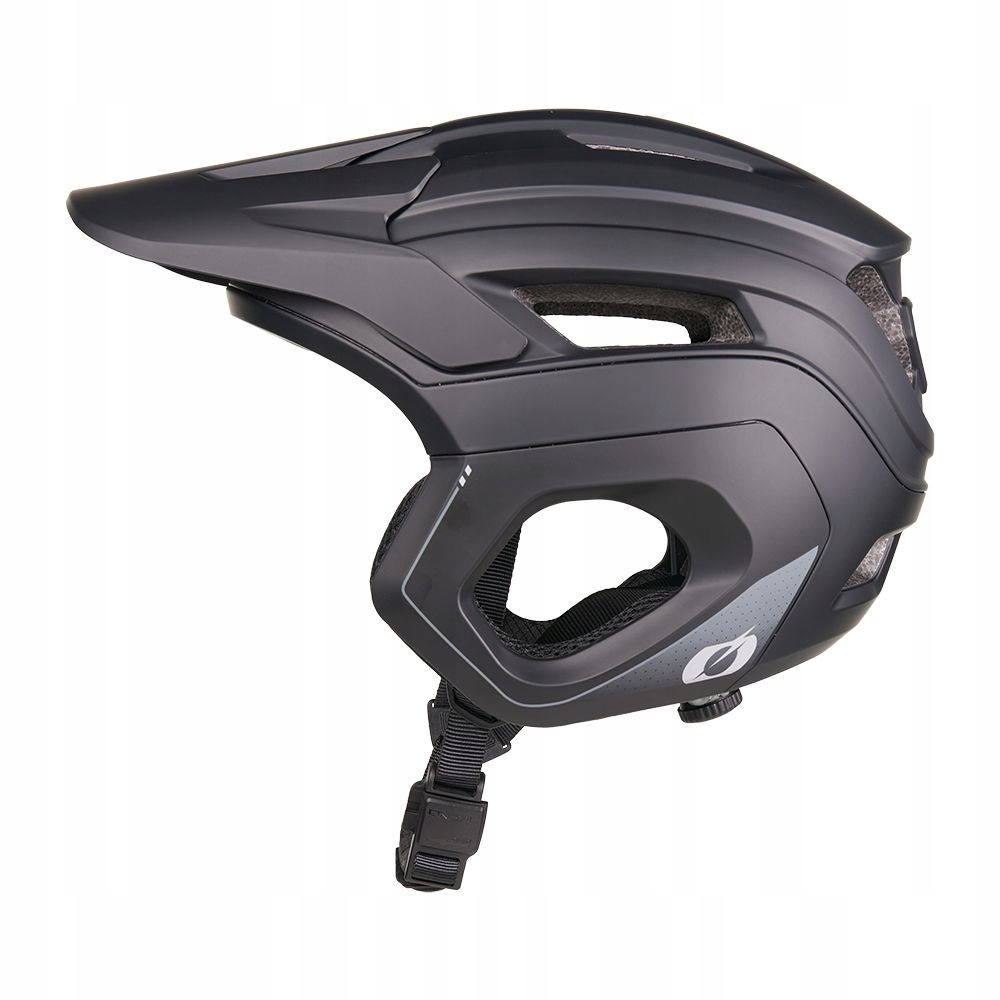 Czarny kask z ochroną uszu potylicy na Mtb Dh O'Neal Trapper Evo Xs 53-54cm